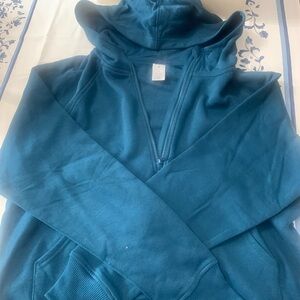 Elegant Teal Women's Hoodie